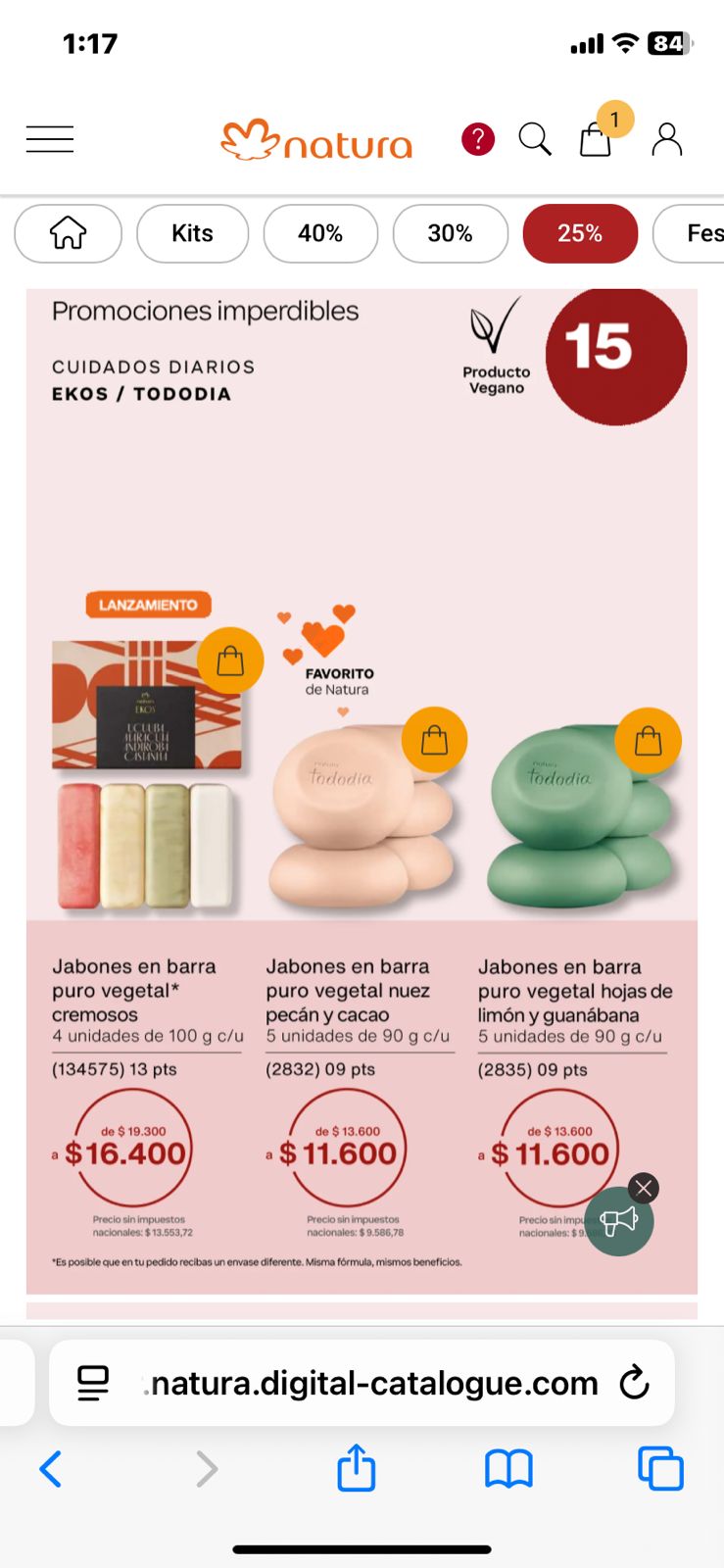 Venta de jabones